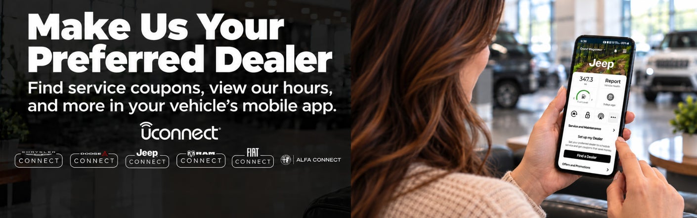 uconnect® make us your preferred dealer | Torkelson-Waukon in Waukon IA